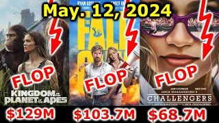 Box Office 5/12/24: Kingdom of the Planet of the Apes #1, The Fall Guy #2, Challengers #3 (Ep. 459)