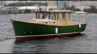 Катер Краб-900 выход на воду