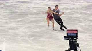 Pyeongchang ice dance practice - Bobrova Soloviev chocktaw