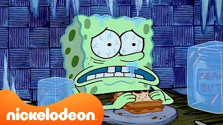 Bob Esponja | Los momentos más FRÍOS en Fondo de Bikini 🥶 | Nickelodeon en Español