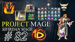 Massive Gem Upgrade! 5000 Legendary Cube Opening, Guardian of Flames OP?? || Project Mage #82