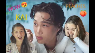 First time reacting to KAI ! 🔥 Part 2 reaction to "Peaches" 🍑 Watch us FANGIRLING over his smile ❤️