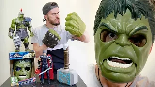 THOR RAGNAROK!! Coleção de Brinquedos da Hasbro - Hulk and Thor Toys Collection
