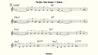 The Girl From Ipanema Melody With Metronome (BPM 120)
