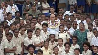 Fijian President visits Levuka in the buildup to Fiji's 50 years of Independence celebration