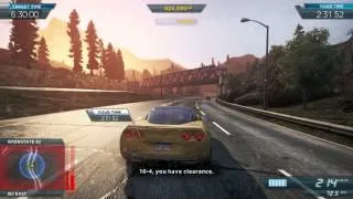 Need For Speed Most Wanted (2012) - Corvette ZR1 Police Chase [PC]