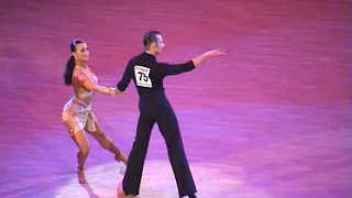 Maurizio Vescovo & Melinda Torokgyorgy, Hungary Solo Cha Cha Cha IDSF World Amateur Latin 2005