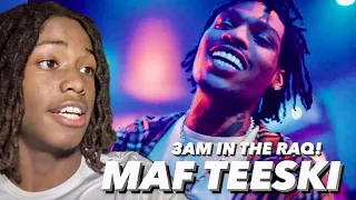 1ST TIME LISTENING TO MAF Teeski - 3AM IN THE RAQ (feat. VonOff1700) [Official Music Video] reaction