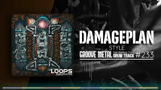Groove Metal Drum Track / Damageplan Style / 95 bpm