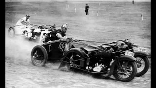 Motorcycle Chariot Race 1920s  -1940s