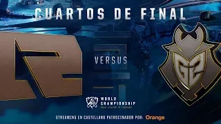 ROYAL NEVER GIVE UP VS G2 | MAPA 5 | WORLDS CUARTOS DE FINAL | LEAGUE OF LEGENDS WORLDS (2018)