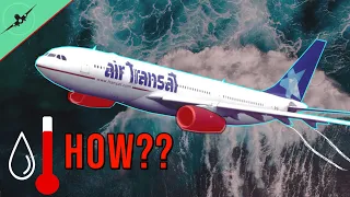 This plane RAN OUT of FUEL in the middle of the OCEAN!!