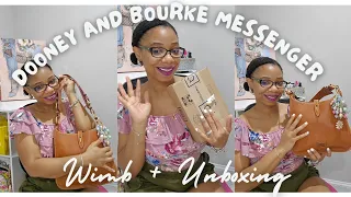 DOONEY AND BOURKE| Messenger Shoulder Bag! WIMB + UNBOXING| Moknowsbeauty