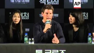 Tom Cruise and Rosamund Pike attend 'Jack Reacher' press conference in Seoul