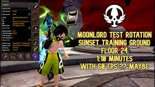 Moonlord Test Rotation STG 24 1:10 Minutes With 60 FPS ?? Maybe