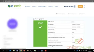 E-Cash - как погасить онлайн кредит в Е-кеш