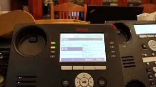 Transferring a call on the Avaya IP office 9500 phone