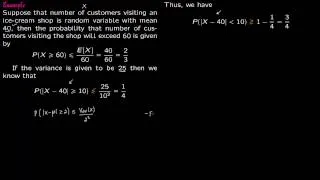 Prob 8 2  Example applying Markov and Chebyshev inequalities