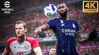 eFootball 2024 - Bayern Munich vs Real Madrid | Semifinal UCL 2024  [4K]