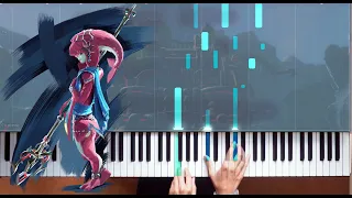 Mipha's Theme - Zelda: Breath of the Wild Piano, Synthesia & Sheet Music [How To Play]