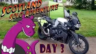 Scotland Solo Motorcycle Tour  Day 3 Part 1 The Road To Loch Ness.