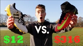 $12 Vs. $316 FOOTBALL BOOTS!!!