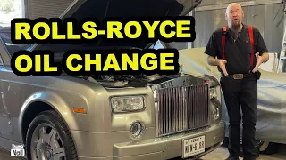 Rolls-Royce Phantom : You won't believe how much is really cost to do an oil change!