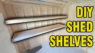 How to Make Strong and Cheap Shelves for a Shed