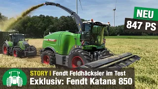 Fendt Katana 850 Test-Drive | PS-Gigant mit neuem Motor | Ernte von Ganzpflanzensilage