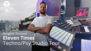 Tour of my Techno / Psy Music Studio in a $500/mo Bangkok Condo, by Eleven Times