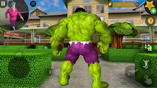 Playing as HULK in Scary Teacher 3D Troll Miss T every day Gameplay