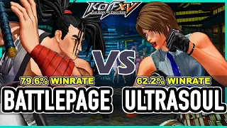 KOF XV 🔥 Battlepage (Haohmaru/Ryo/Krohnen) vs Ultrasoul (Vanessa/Geese/Terry)