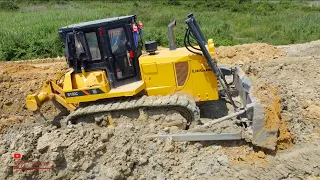 Dozer LiuGong Operator Amazing Pushing Wet Soil​ Extreme