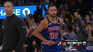 Stephen Curry Hits CLUTCH 3-Pointer vs Clippers 👀