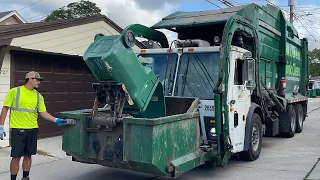 WM Mack LEU McNeilus Pacific Carry Can Garbage Truck