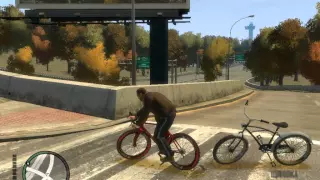 GTA 4: обзор мода - Bicycle mod