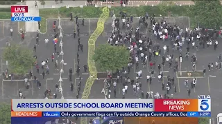 Fights break out outside Glendale school board meeting on Pride curriculum