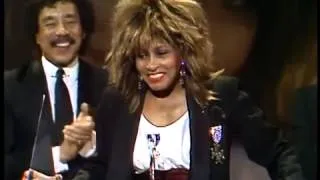 ▶ Tina Turner Wins Black Video Female Award AMA 1985   YouTube 360p