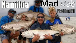 Fishing for Kob at Paaltjies with the Family! Crazy Kob fishing in Namibia! The fish was Wild!!!