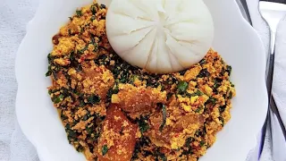 Learn a Special way to make very delicious Egusi Soup with semo