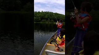Little girl catches huge fish!