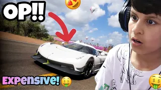 DRIVING A OVERPOWERD JESKO🔥 IN FORZA HORIZON 5😍