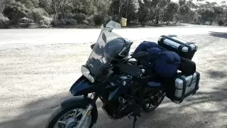 F650 GS Adventures - 4 - Crossing Australia's longest straight road and the Nullabor Plain