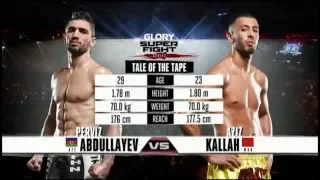 Perviz Abdullayev VS Aziz Kallah - GLORY 26 - SuperFight