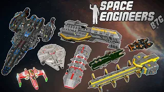 THE BEST SHIPS in Space Engineers - Christmas special - showcase