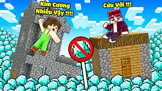 Làng Sinh Tố tràn ngập Kim Cương trong Minecraft