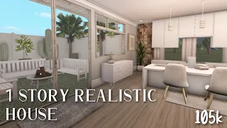 1 story realistic house | BLOXBURG