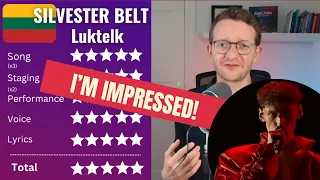 REACTING to Silvester Belt - Luktelk - Lithuania EUROVISION 2024