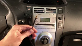 Adding AUX to Toyota Yaris 2007 - W58824 radio