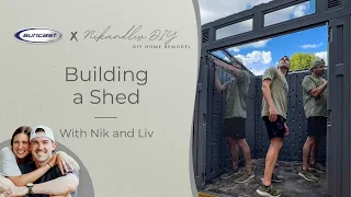 Suncast x Nik and Liv—Building a Shed